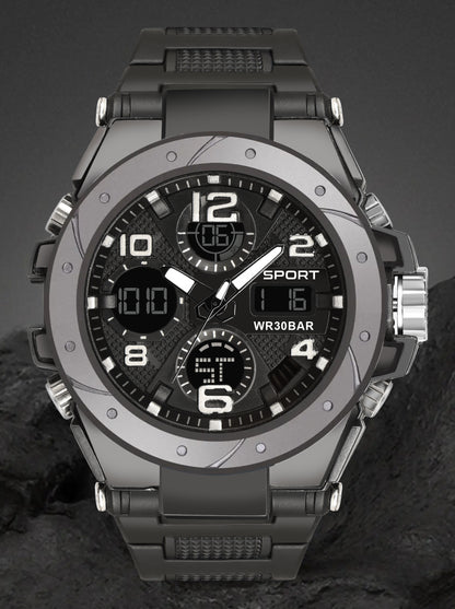 Fastrack StreetStyle Digital Black Green Polyether Strap Unisex Watch