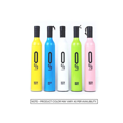 BOLDLETTER Wine Bottle Umbrella – Pocket Folding Design