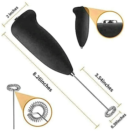 MULTICOLOUR 50 W Black Electric Whisk, Hand Blender (coffee Frother Electric Blender Mixer)