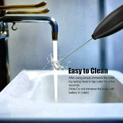 MULTICOLOUR 50 W Black Electric Whisk, Hand Blender (coffee Frother Electric Blender Mixer)