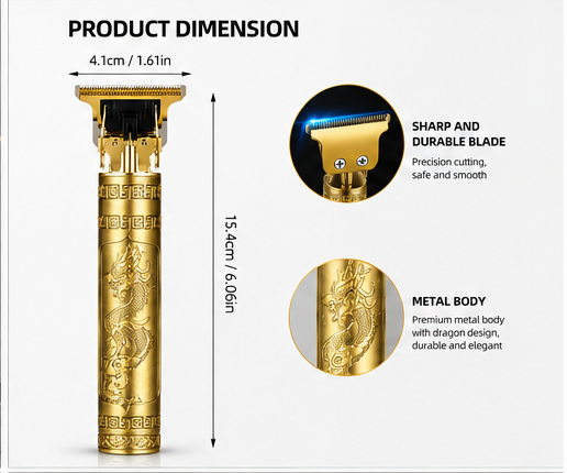 GOTRIM Hair Trimmer & Beard Trimmer for Men Professional, Electric Razor Shavers for Men, T Blade Precision Edgers Liners, Barber Clippers for Hair Cutting Mustache Facial, Mens Gifts