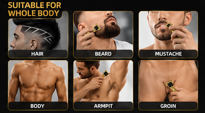 GOTRIM Hair Trimmer & Beard Trimmer for Men Professional, Electric Razor Shavers for Men, T Blade Precision Edgers Liners, Barber Clippers for Hair Cutting Mustache Facial, Mens Gifts