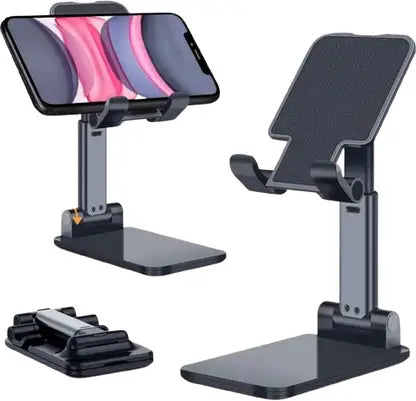 MOBILE Holder Solid Sturdy Stand, Dual Tube Foldable for IPAD Mobile Holder